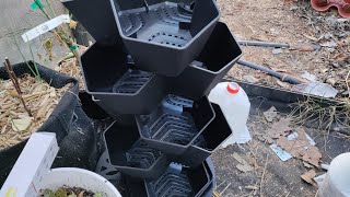 Costco 5 tier stackable planter review! #garden #costco #stack #plants