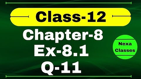 Class 12 Ex 8.1 Q11 Math | Chapter8 Class12 Math | Application of Integral | Ex 8.1 Q11 Class12 Math
