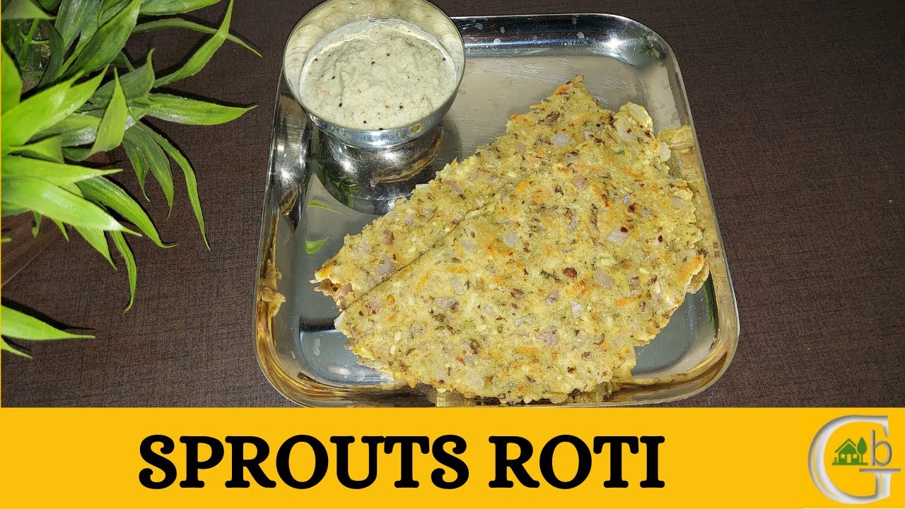 Fruit Rotti Sprouts Sprouts Roti | Mixed Sprouts Rotti | Healthy Breakfast | New Indian ...