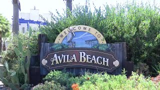 People are beating the heat at Avila Beach on Labor Day weekend