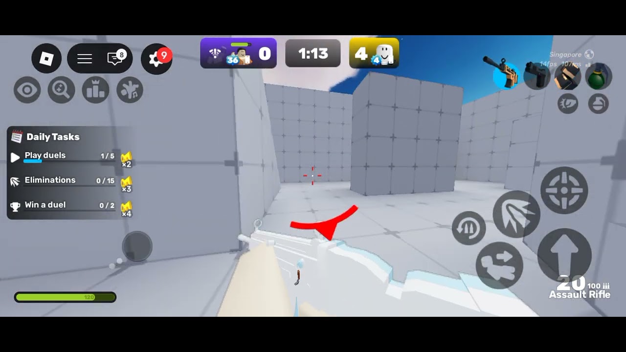 Hacker Rivals Flying I spotted a hacker in Rivals (ROBLOX)... - YouTube