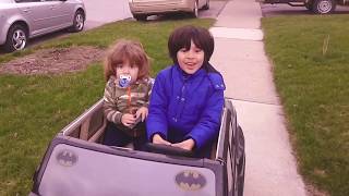 Daniel's power wheels Cadillac Escalade "BATMAN" 4x4 TRUCK