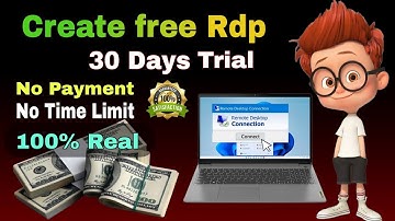 How to create rdp free unlimited | RDP Server | free rdp for android| How to get free rdp for Window
