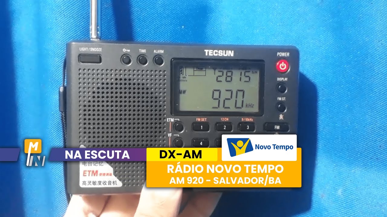 DX - AM | Recepção da Rádio Novo Tempo AM 920 KHz - Salvador/BA | 16/05 ...