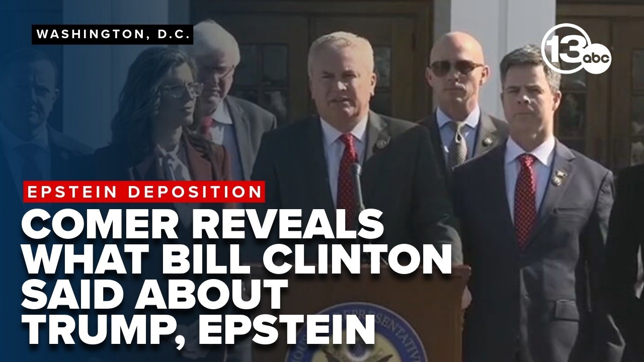 FULL: Comer speaks after Bill Clinton's deposition in Epstein investigation