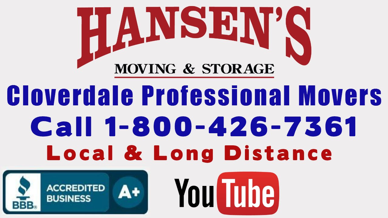 Cloverdale Professional Movers Best Cloverdale Movers Hansens