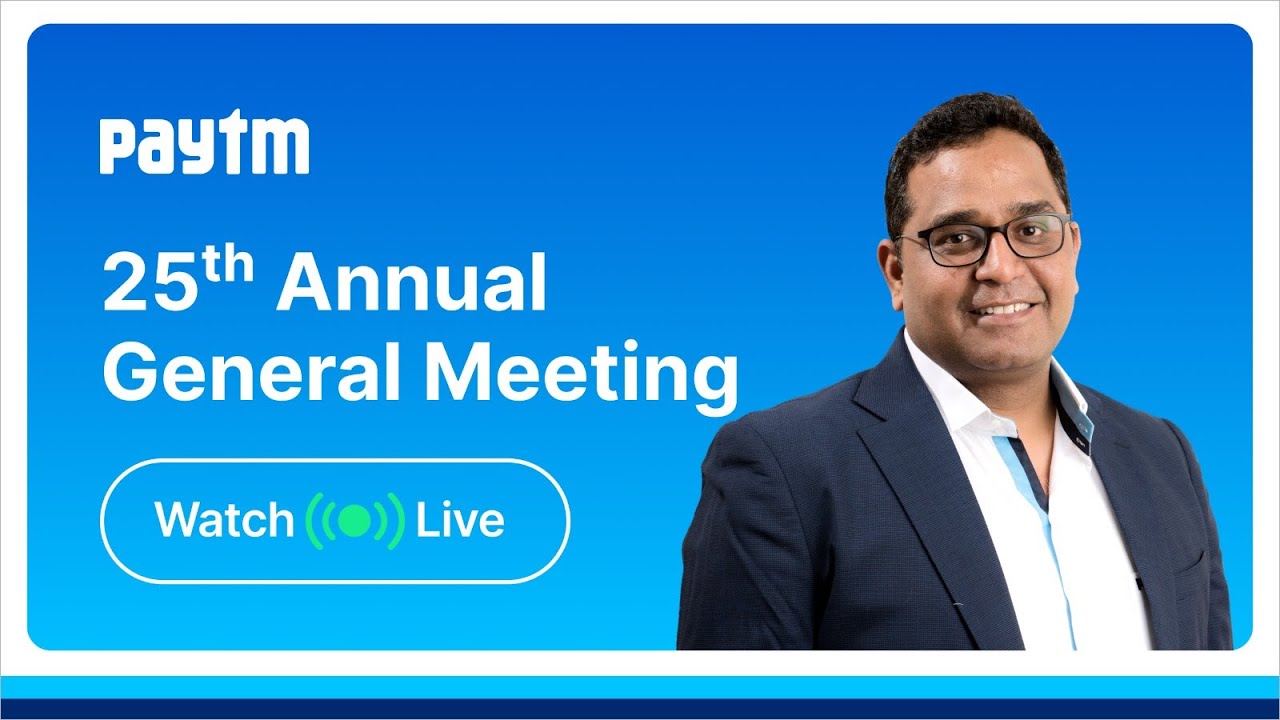 Watch Paytm’s 25th Annual General Meeting LIVE | Paytm AGM 2025 | By Paytm | 