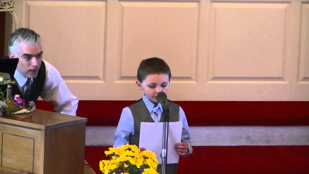 Easter Poem - Joshua Beauregard - Shannock Baptist Church