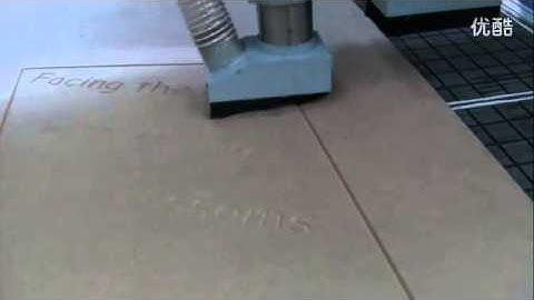 Dual spindle auto tool change cnc router machine working on MDF material video