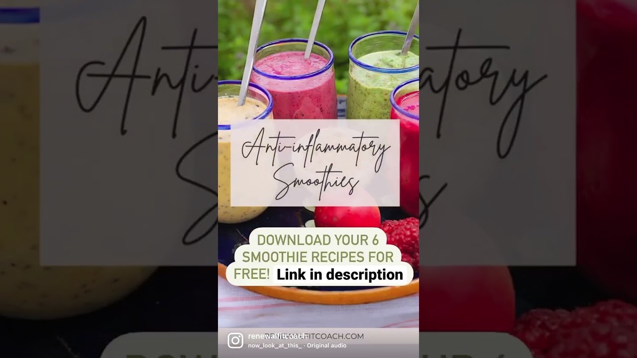 6 Anti Inflammatory Smoothies Free Recipe EBook