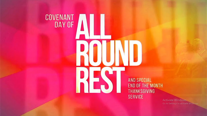COVENANT DAY OF ALL-ROUND REST l THANKSGIVING SERVICE l SUNDAY 31ST JULY, 2022 l LFC BASORUN, IBADAN