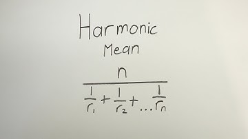 Harmonic Mean Formula Explained