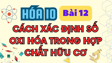 Cách Xác Định Số Oxi Hóa Trong Hợp Chất Hữu Cơ | Hóa 10 10.12