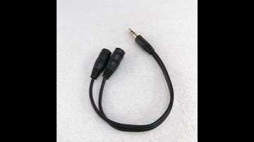 Share the Sound Fun! 3.5mm Audio Splitter Cable#AudioSplitter #ShareTheSound #TechGadget