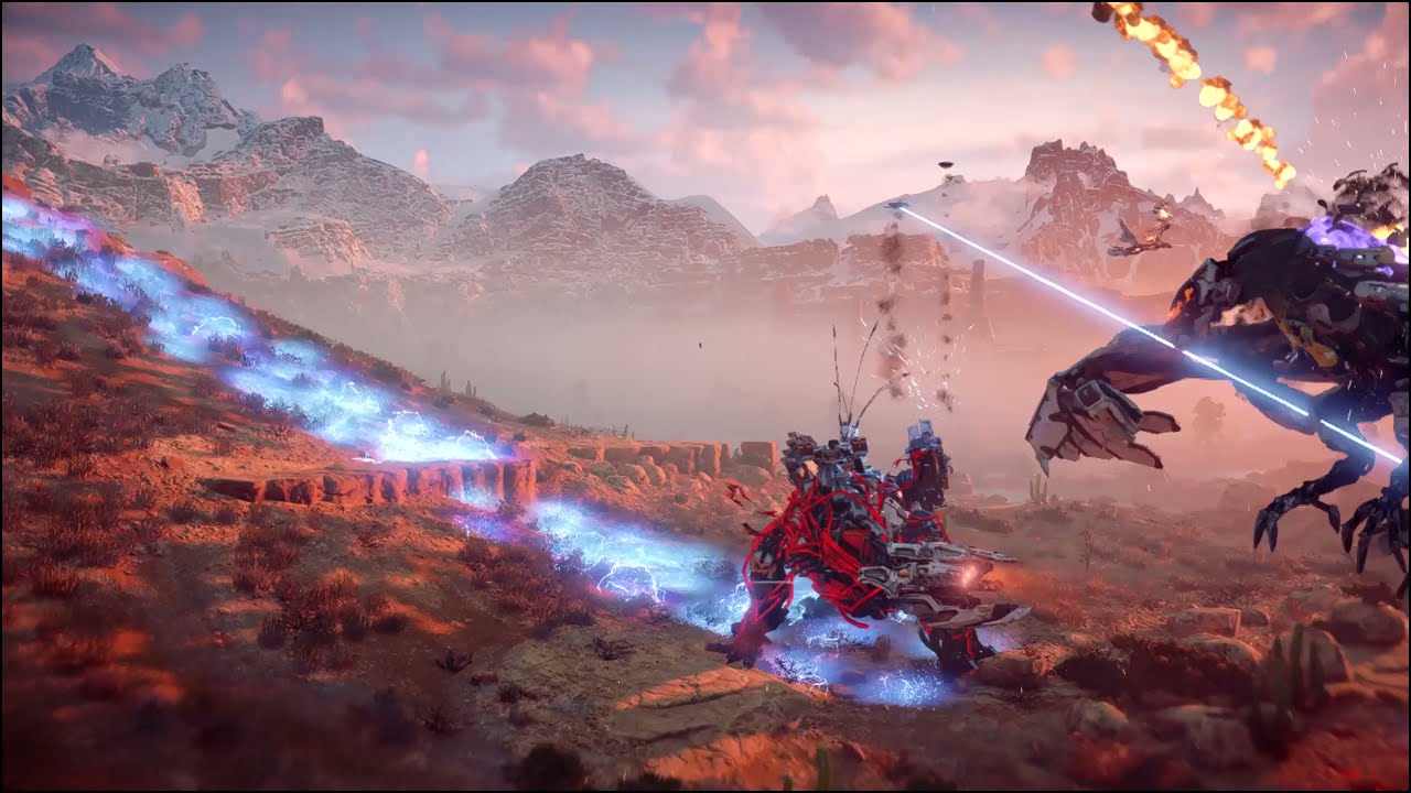 Horizon Zero Dawn - Thunderjaw vs. Stormbird