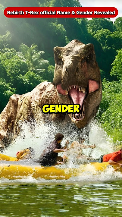Rebirth T-Rex  Name & Gender Have Been Revealed. Jurassic World Rebirth #Shorts #Viral