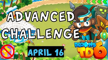 Bloons TD 6 Advanced Challenge | Thinking Hat | No MK No Powers Used | April 16 2023