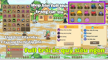 Htth lậu sever mới tạo nhân vật nhận ngay 2 tỷ ruby beli full bán full thời trang tại shop