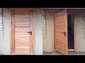 ✅ ДВЕРЬ для веранды своими руками | Wooden door | Einfache holztür selber bauen