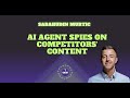 I Built an AI Agent That Analyzes My Competitors' Content Every Friday (In Just 15 Minutes!)