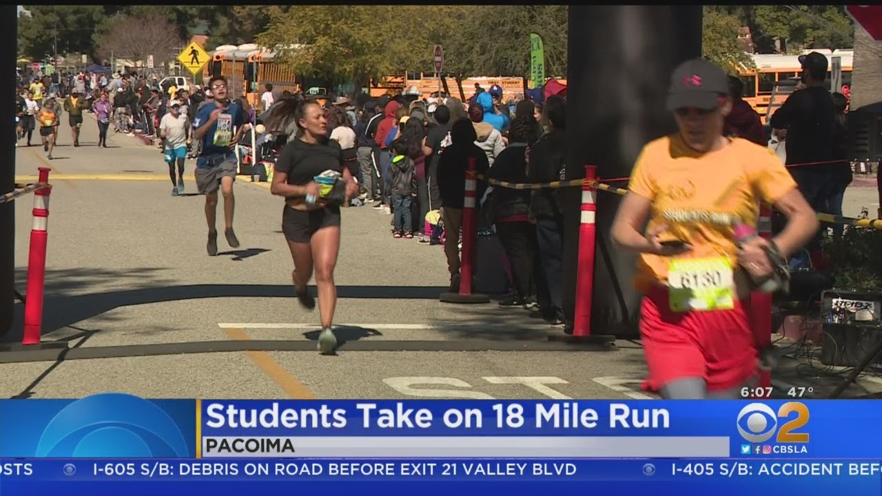 Students Train At Hansen Dam For LA Marathon