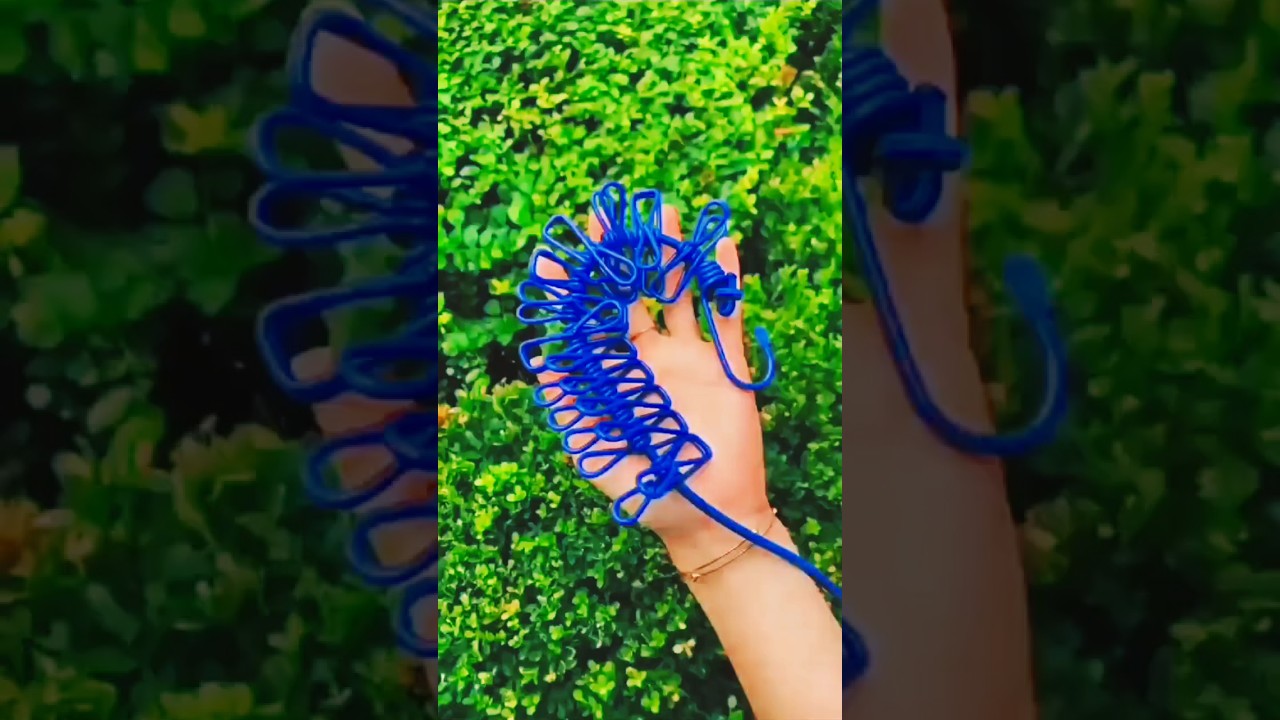 Clothes Drying Rope With Hooks | Clothes Drying Rope Hooks