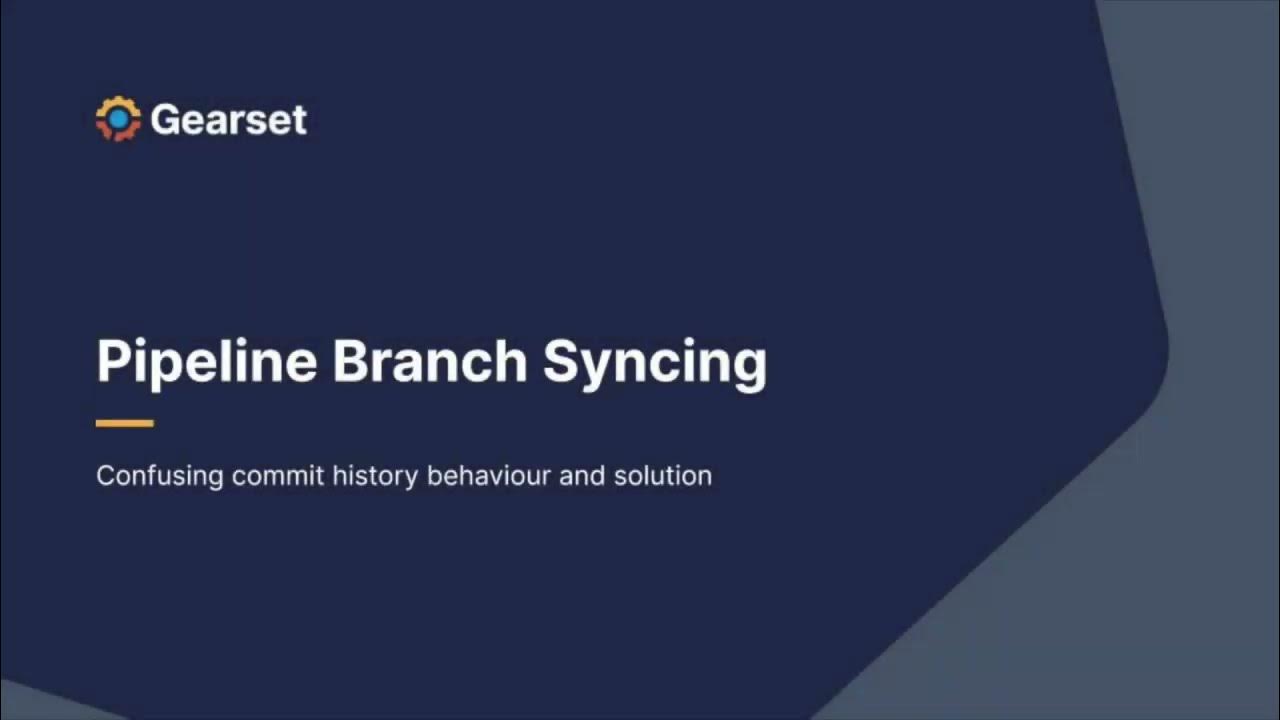 Pipeline Branch Syncing Gearset Pipelines YouTube