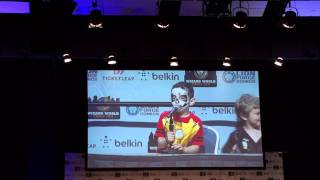 Little Kid Bumrushes Stage at Walking Dead Panel