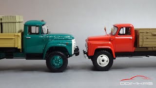 ZiL-130 vs GAZ-53 | What is the best truck? | Legendary Soviet Vehicles | Diecast Scale Model Review