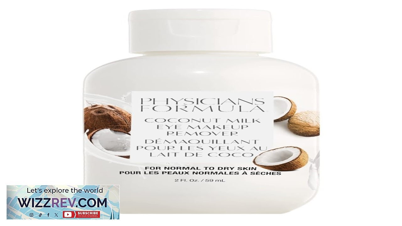 Physicians Formula Eye Makeup Remover Coconut Milk Waterproof Eye Makeup Remover