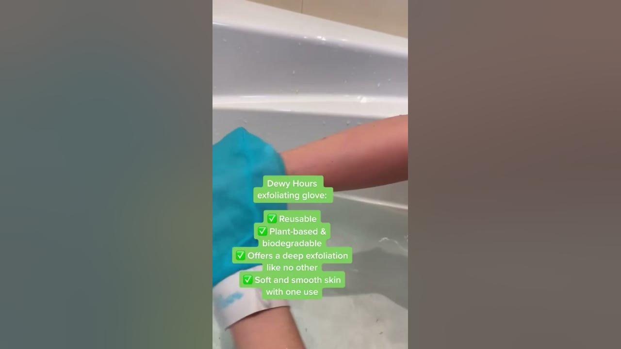 Body scrub vs exfoliating glove? exfoliatingglove smoothskin YouTube