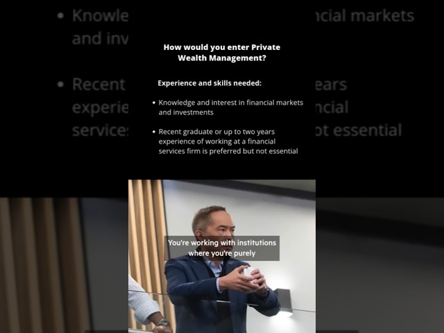 FT on 'Industry': What skills do you need if you want to get into wealth management | FT #shorts