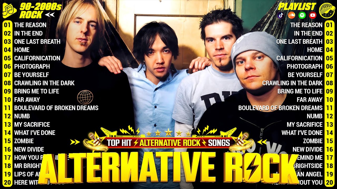 Hoobastank, Keane, Oasis, Coldplay, Audioslave, 3 Doors Down | Best Alternative Rock Songs 2000s