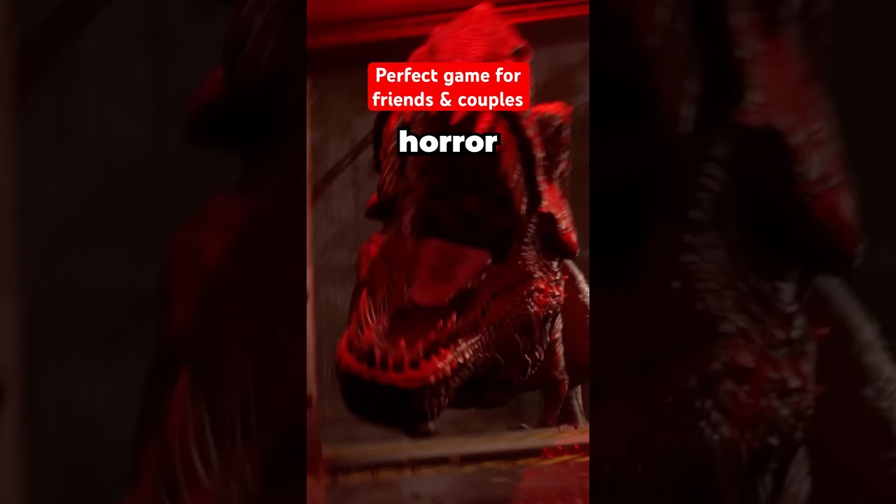 New Co-op Horror Game Inspired by Jurassic Park (Deathground) #shorts