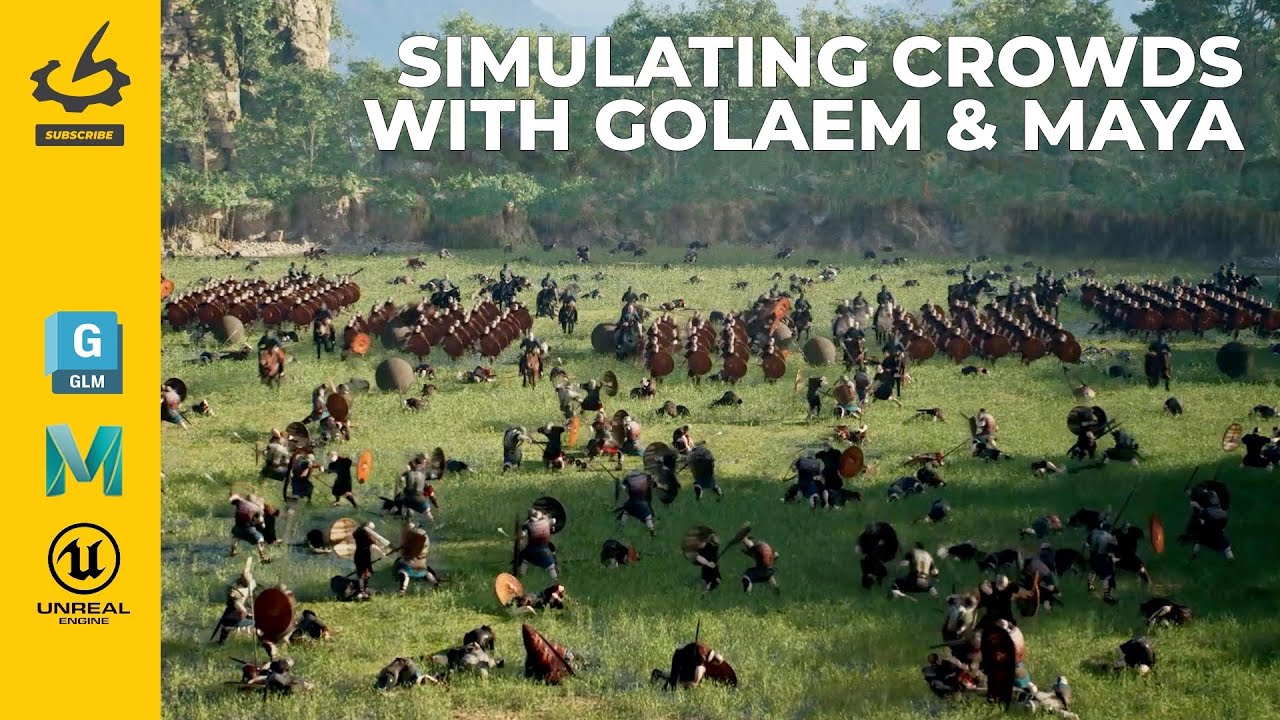 Моделирование толпы с помощью Golaem и Maya вместе с Вильфридом Лхоммом