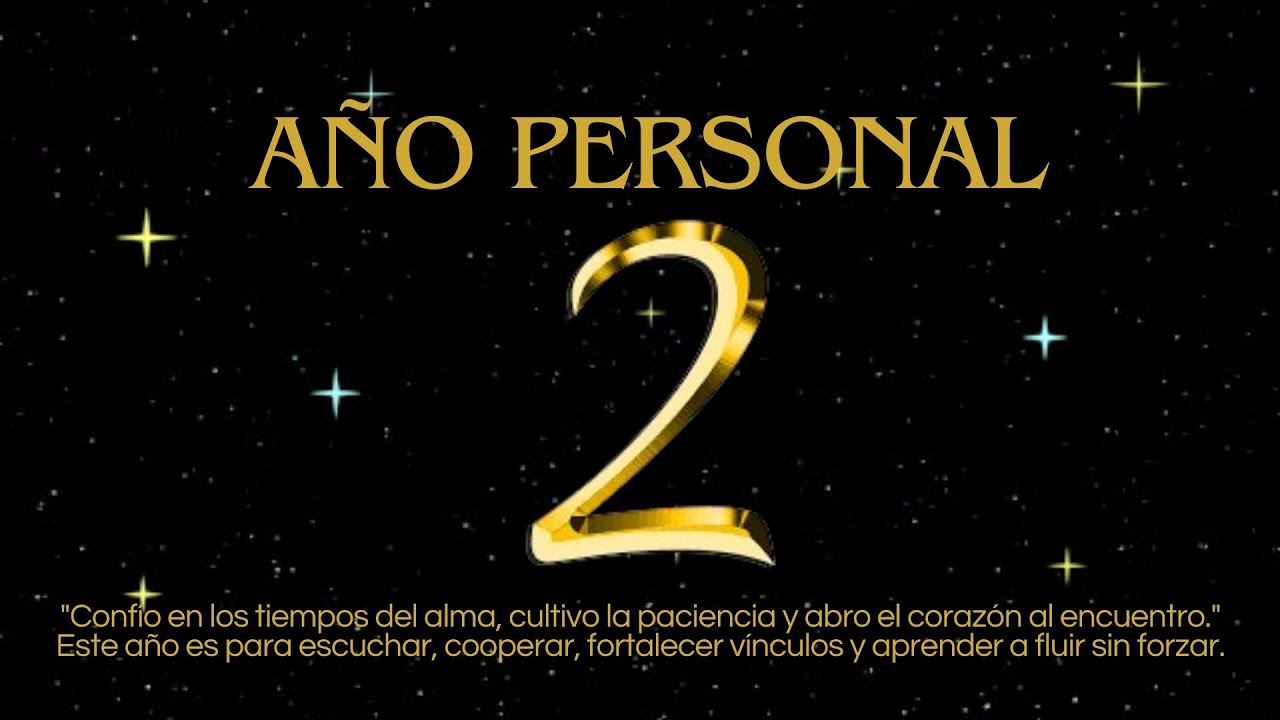 AÑO PERSONAL 2 NUMEROLOGÍA CABALÍSTICA: Conoce tu año personal
