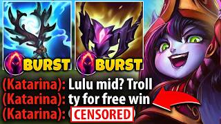 The enemy Katarina thought I was trolling with Lulu Mid... but then I destroyed her