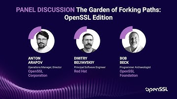 OpenSSL Conference 2025 - Panel Discussion - The Garden of Forking Paths: OpenSSL Edition