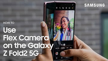 Galaxy Z Fold2 5G: How to Use Flex Camera | Samsung