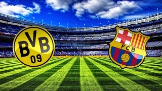 Pes 2017 || gameplay highlights fc barcelona vs borussia dortmund