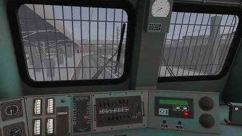 REALISTIC WAP-4 LOCOMOTIVE CAB RIDE IN IR MSTS OPEN RAILS.