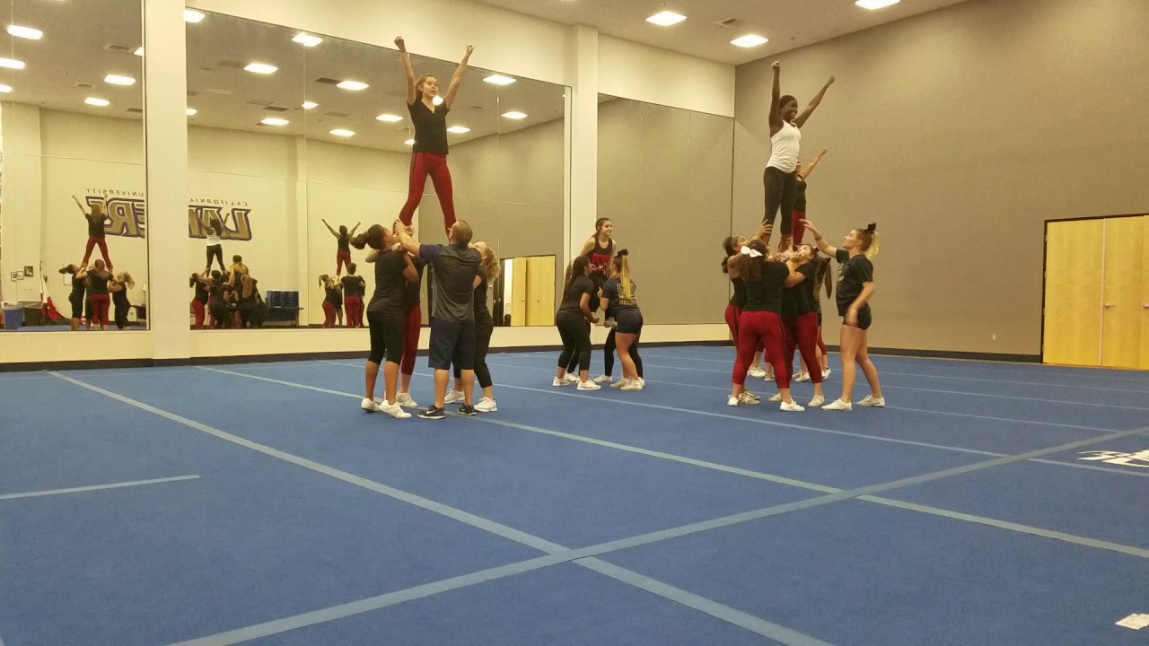 Camp Rally Camp Rally Routine (Left View) - YouTube