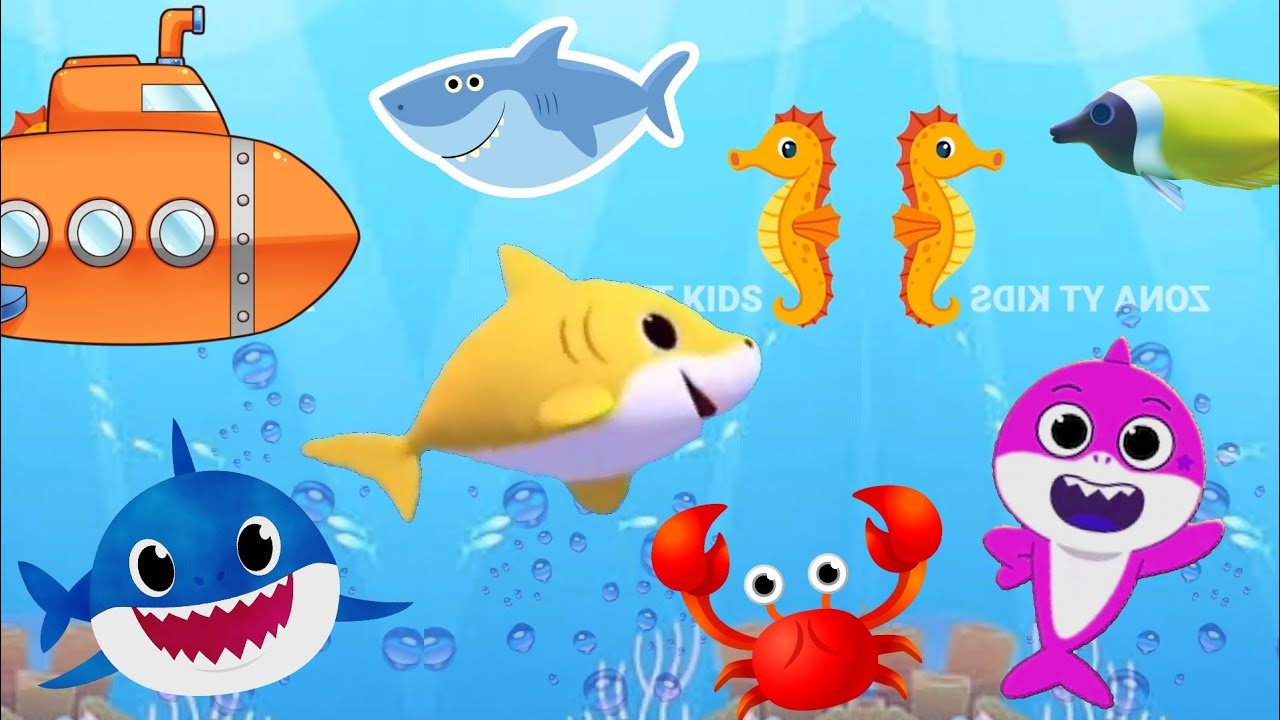 Happy Animals Sea song at Ocean | Baby Shark Dolphin octopus Nursery ...