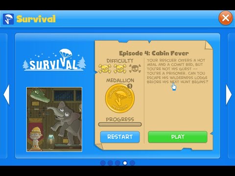 Poptropica: Survival Island Cabin Fever E4 (Full Walkthrough)