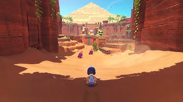 Hieroglitch Pyramid - 100% Walkthrough (All Bots. Puzzle Pieces, Secret Level) | Astro Bot