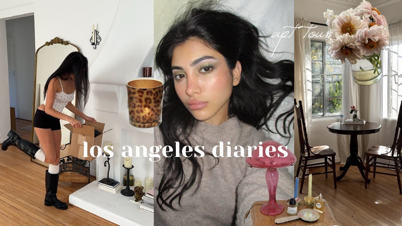 new apt, empty home tour, thrifting home decor & furniture ☕️⭐️