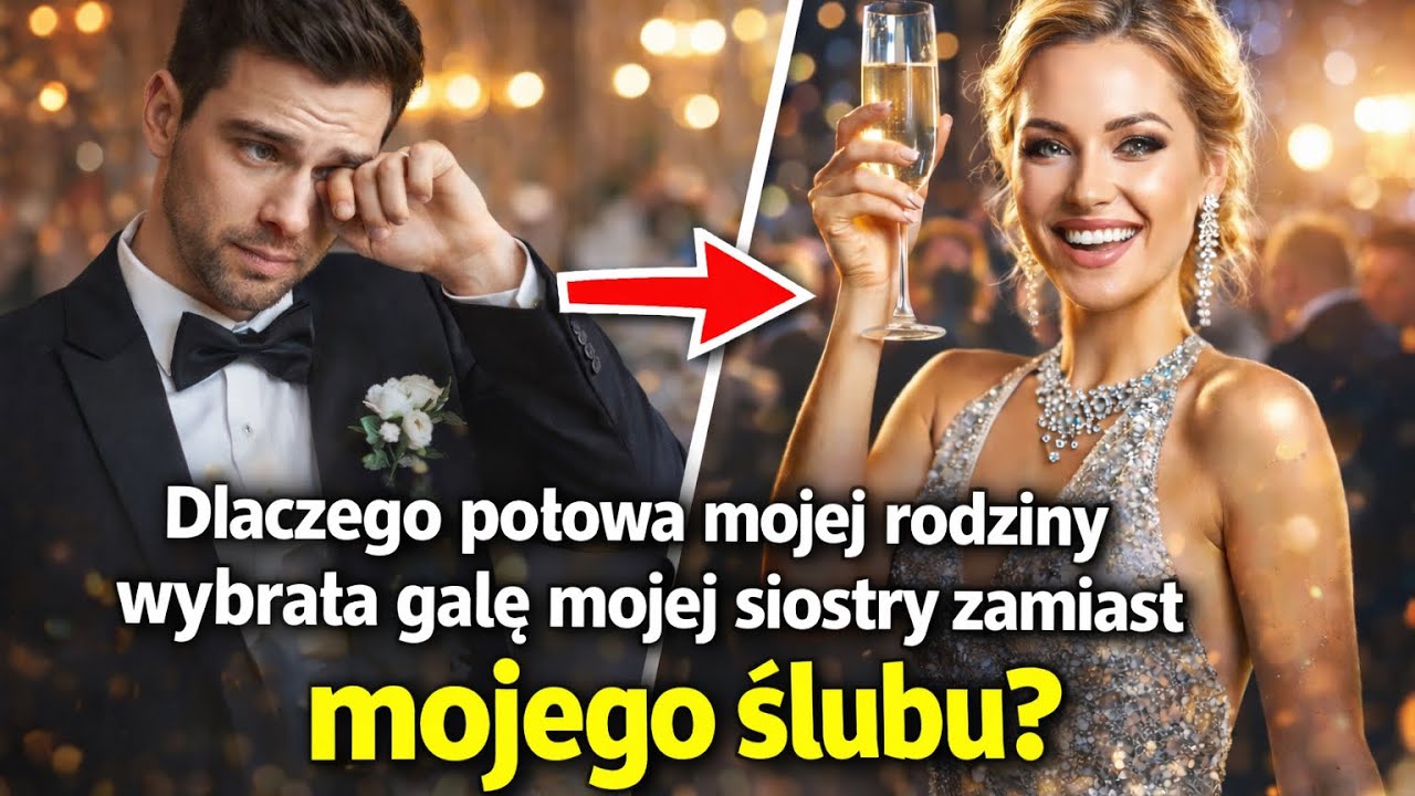 🔺CAŁA HISTORIA🔺 “Dlaczego połowa mojej rodziny wybrała galę mojej siostry zamiast mojego ślubu?”