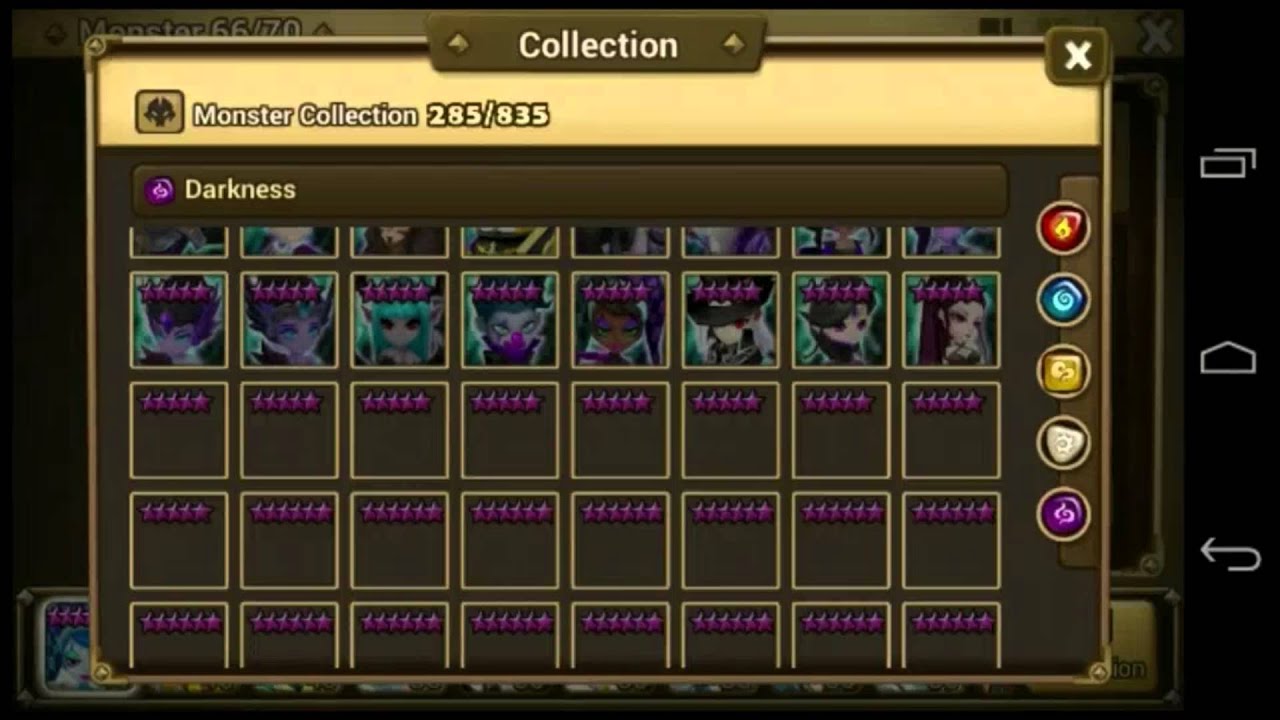 Summoners War - Got Lucky On My Light/Dark Scroll - YouTube