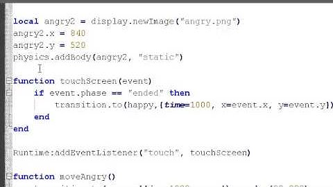 Corona SDK - Tiny Game Tutorial (Part 4 of 4)
