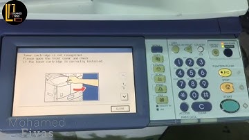 How to fix Toner not recognized (Toshiba e  studio 255/256/257/306/356/357/457  (part 04)